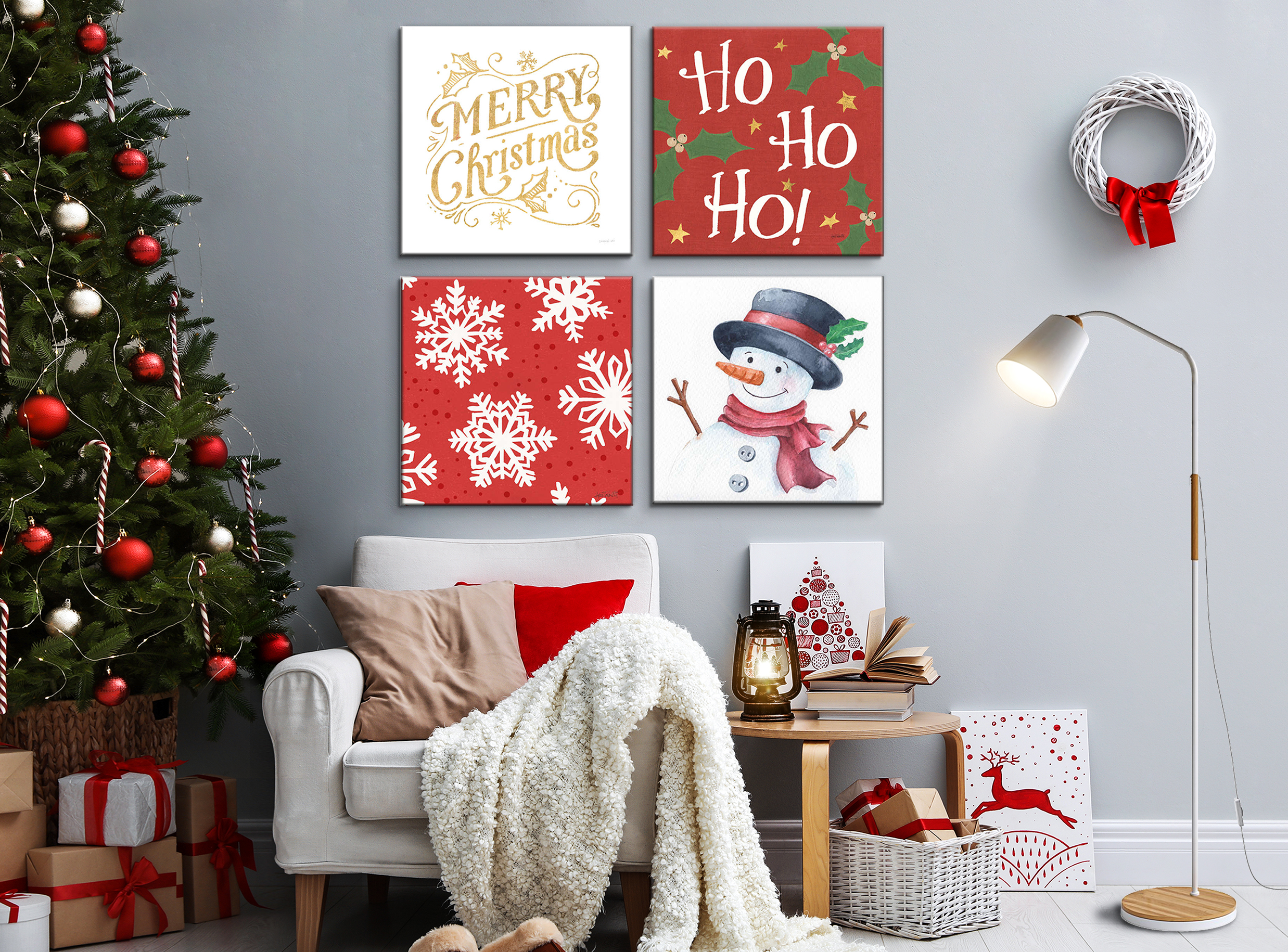 Christmas Greetings Gallery Wall