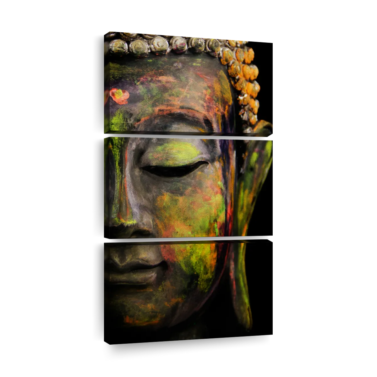 Half Buddha Face Wall Art